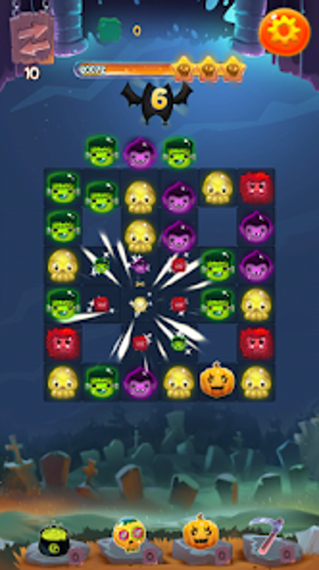 Halloween Monsters II: Match 3 для Android — Скачать