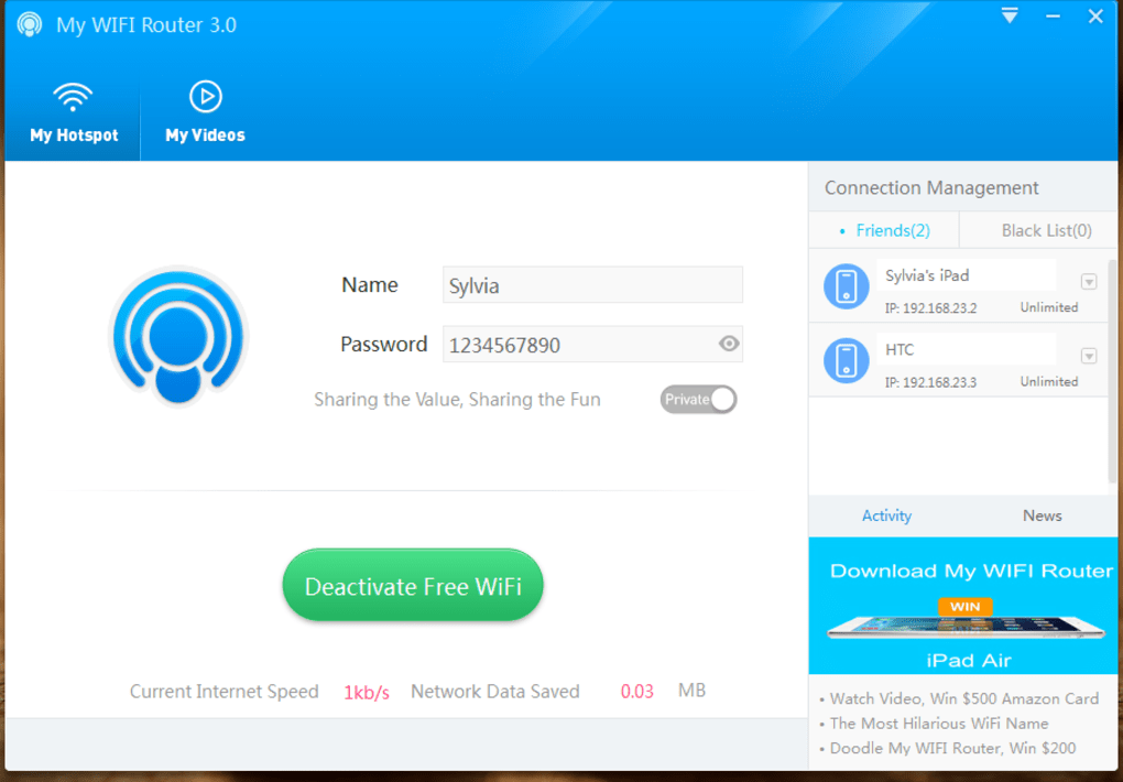 wifi hotspot for pc free download