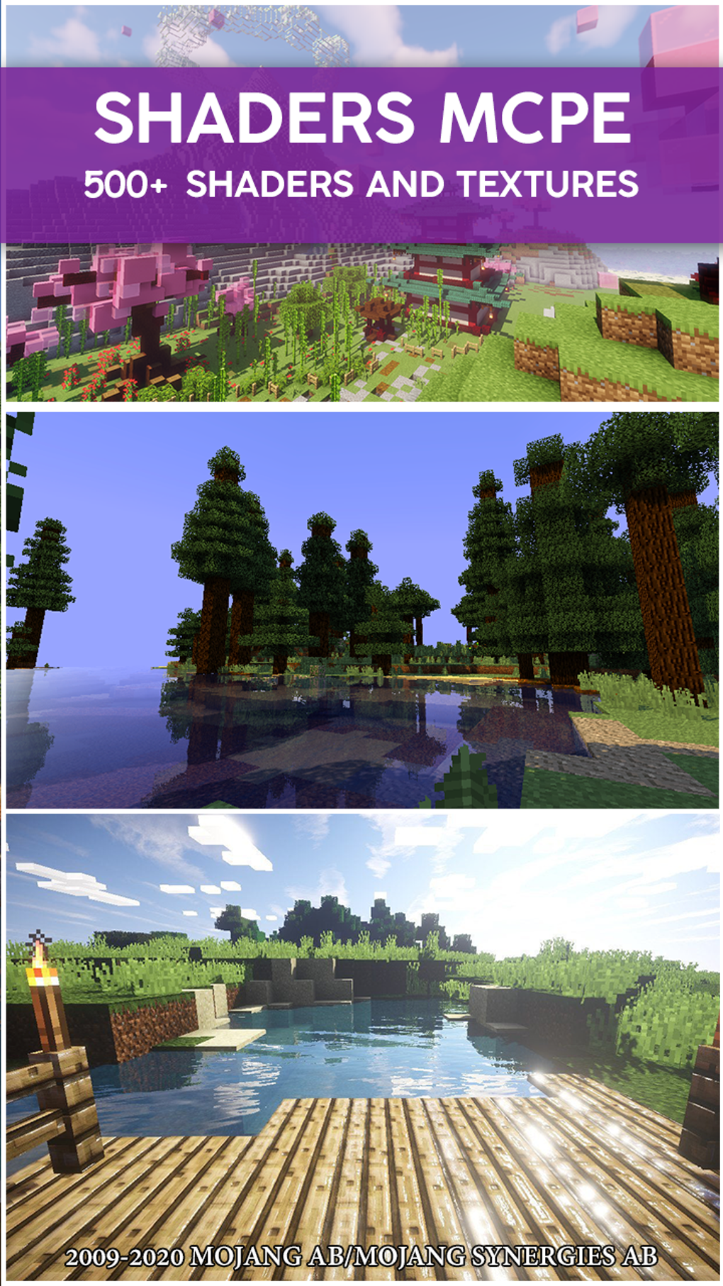 Shaders for Minecraft Textures для Android — Скачать