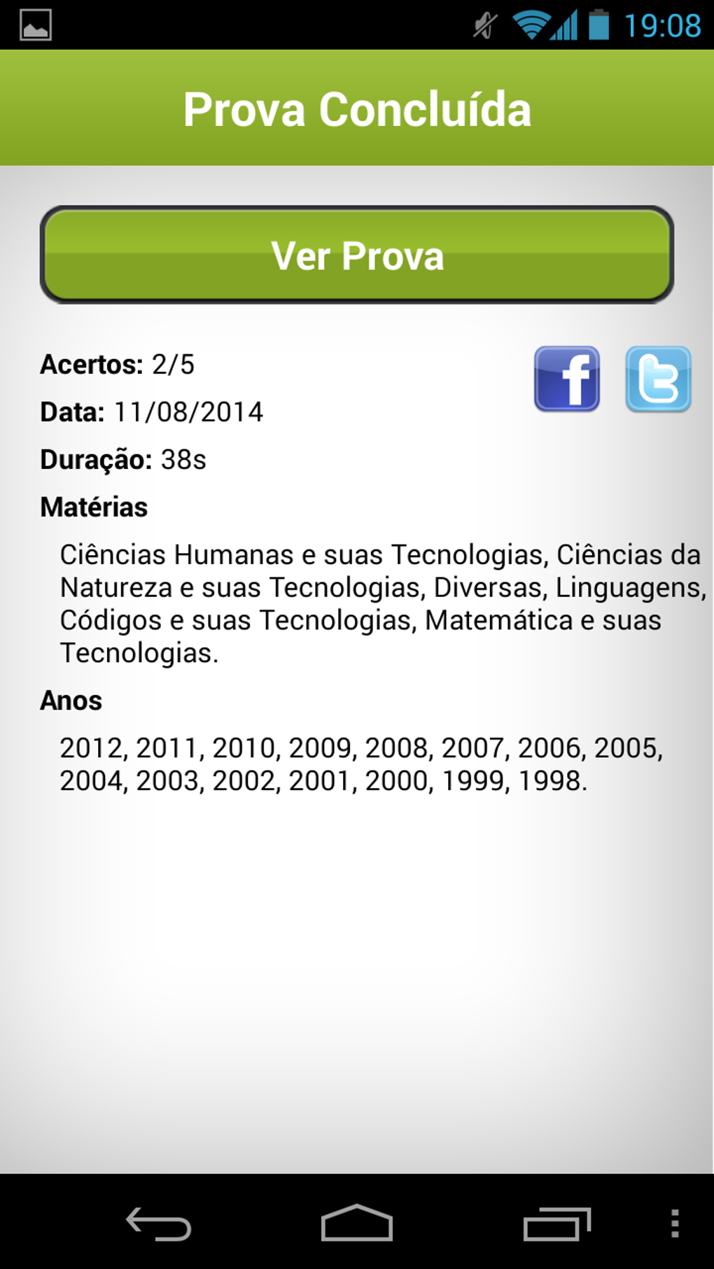 ENEM Quiz para Android - Download