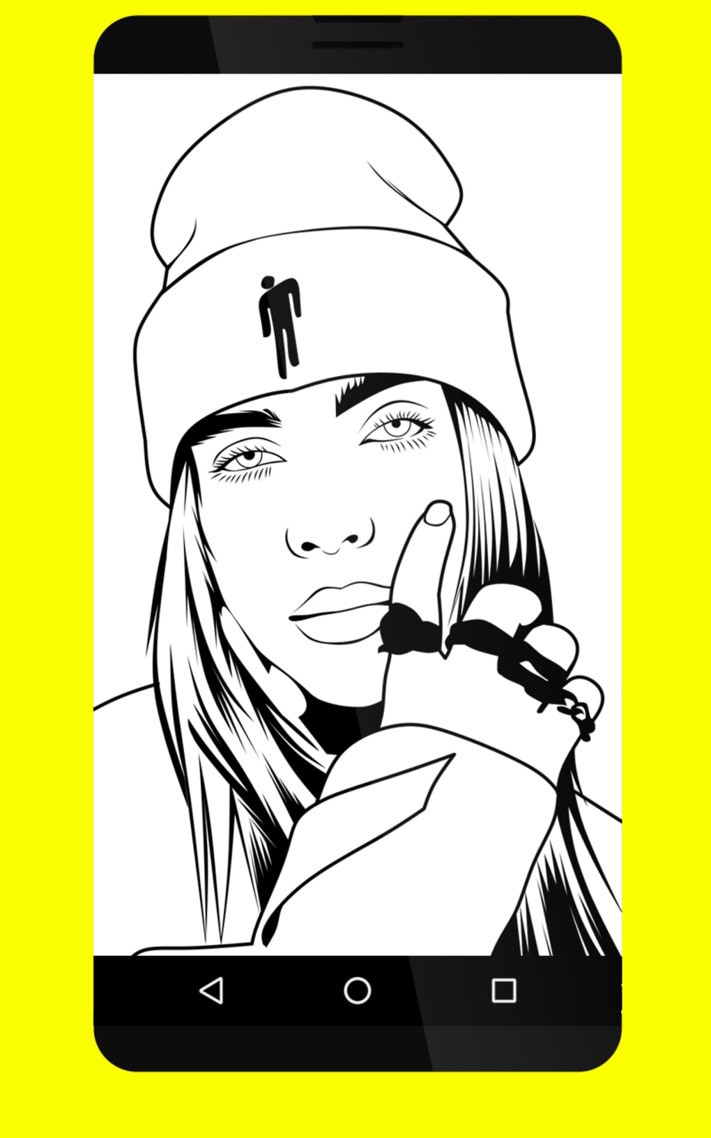 How to Draw Billie Eilish  easy Step by Step tutorial for beginners   Smail Jr
