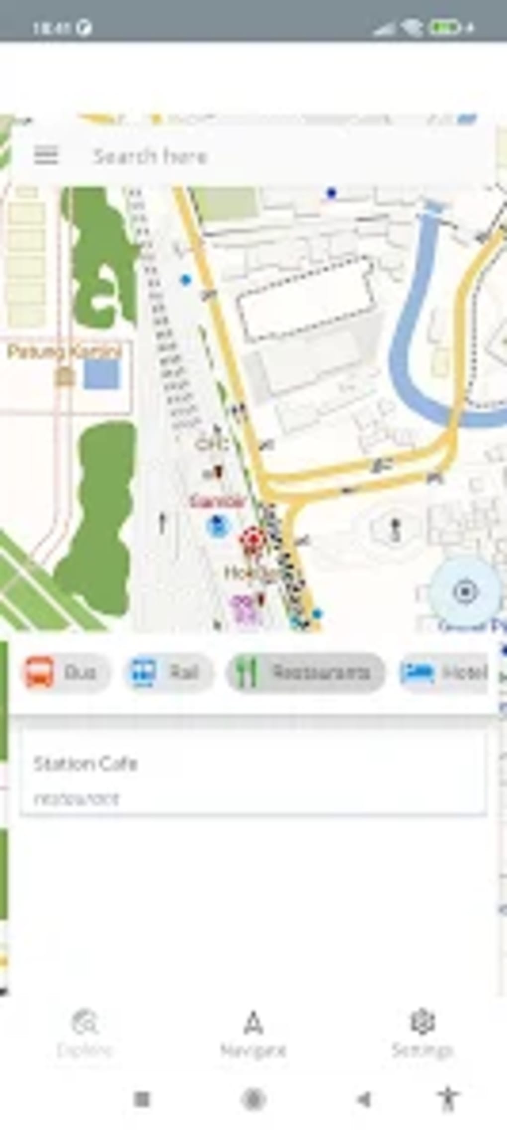 Jakarta Indonesia Offline Map Screenshot 