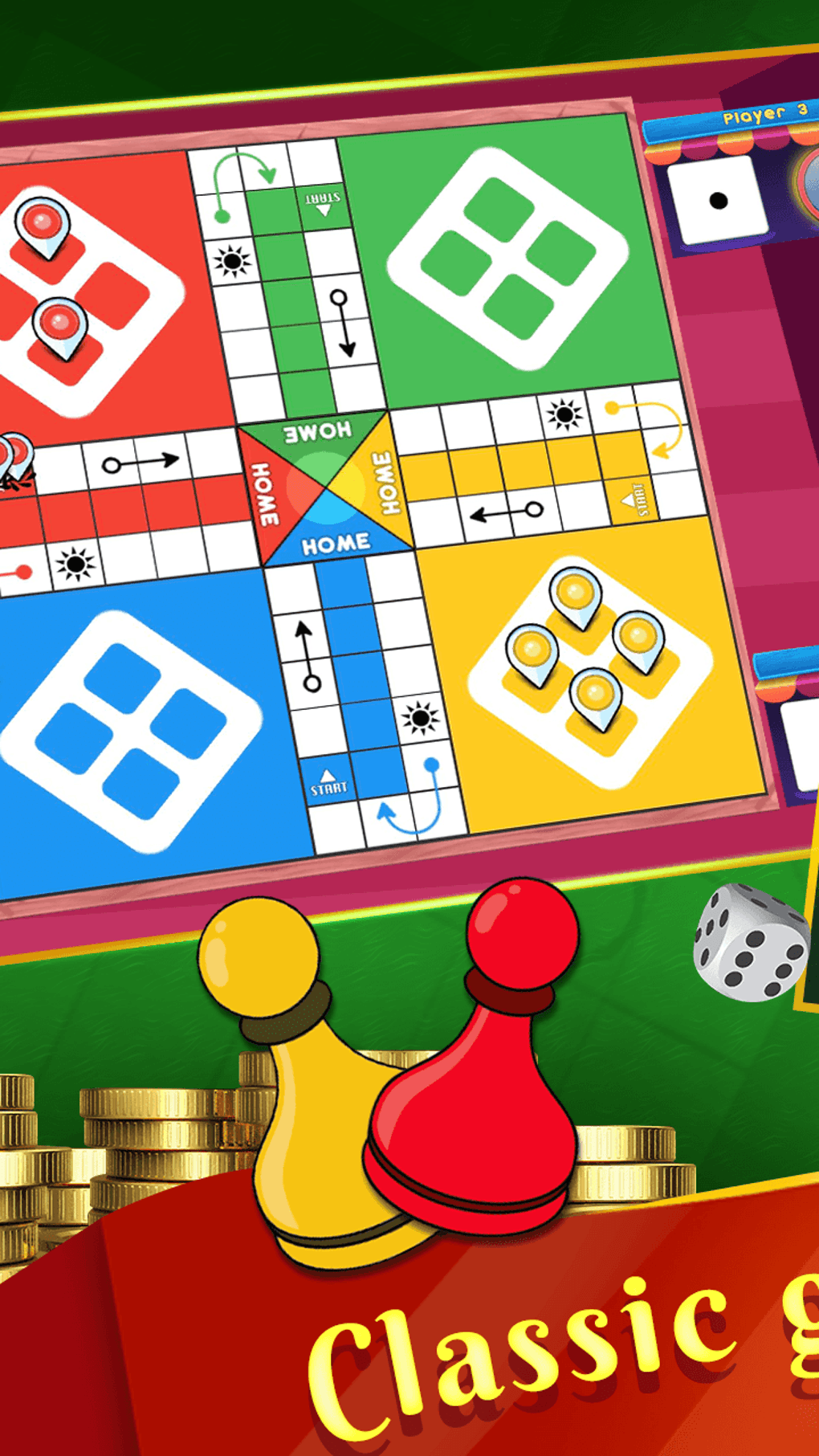 Jogo Ludo Classic: A Dice Game no Joguix