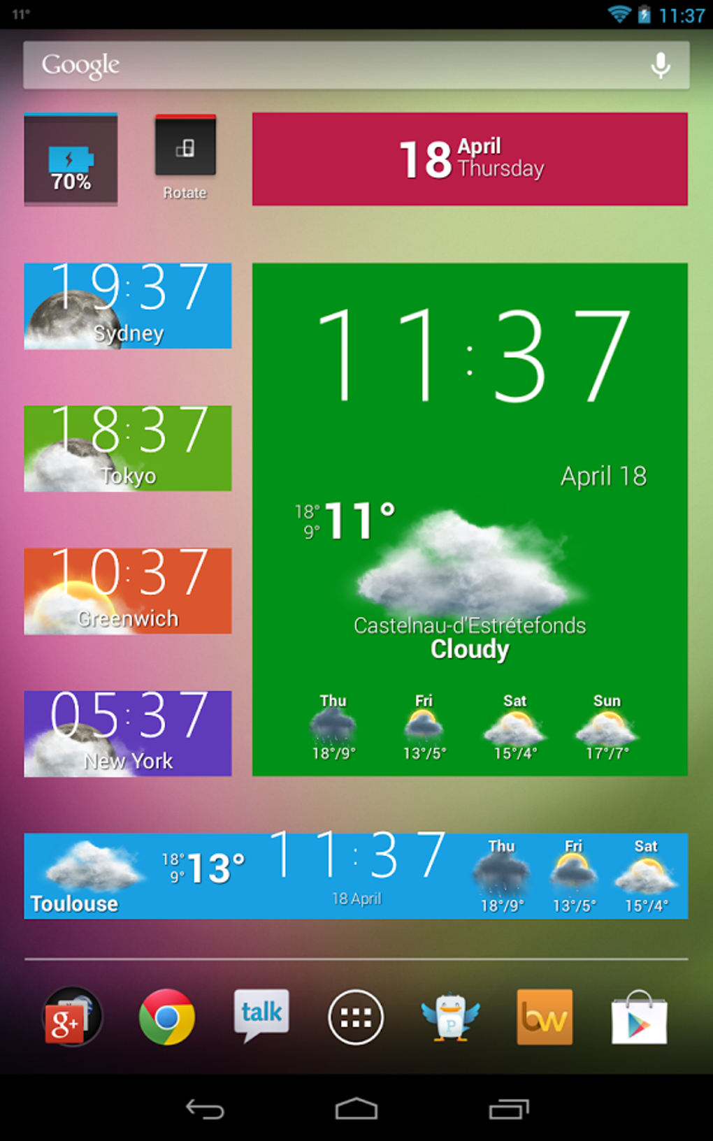 Beautiful Widgets Pro for Android - Download