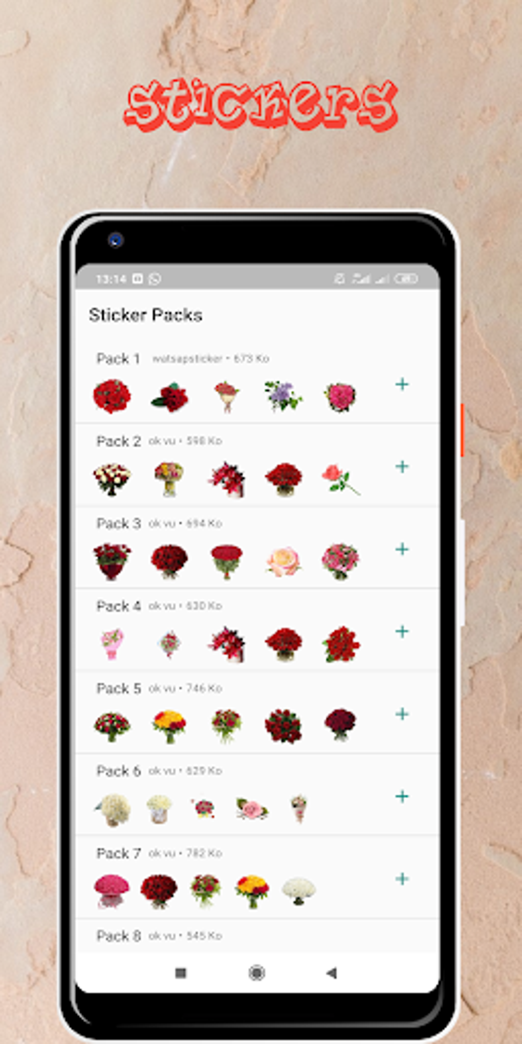 Rose stickers for my life для Android — Скачать