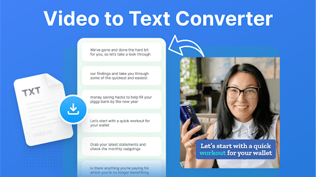 Video to Text Converter for Android - Download