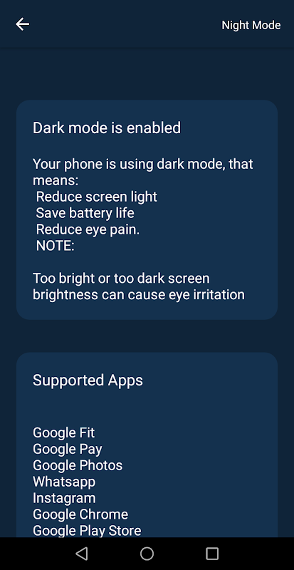 Night Mode:Dark Mode Enabler No Root APK for Android Download Night Mode:Dark Mode Enabler No Root APK for Android Download