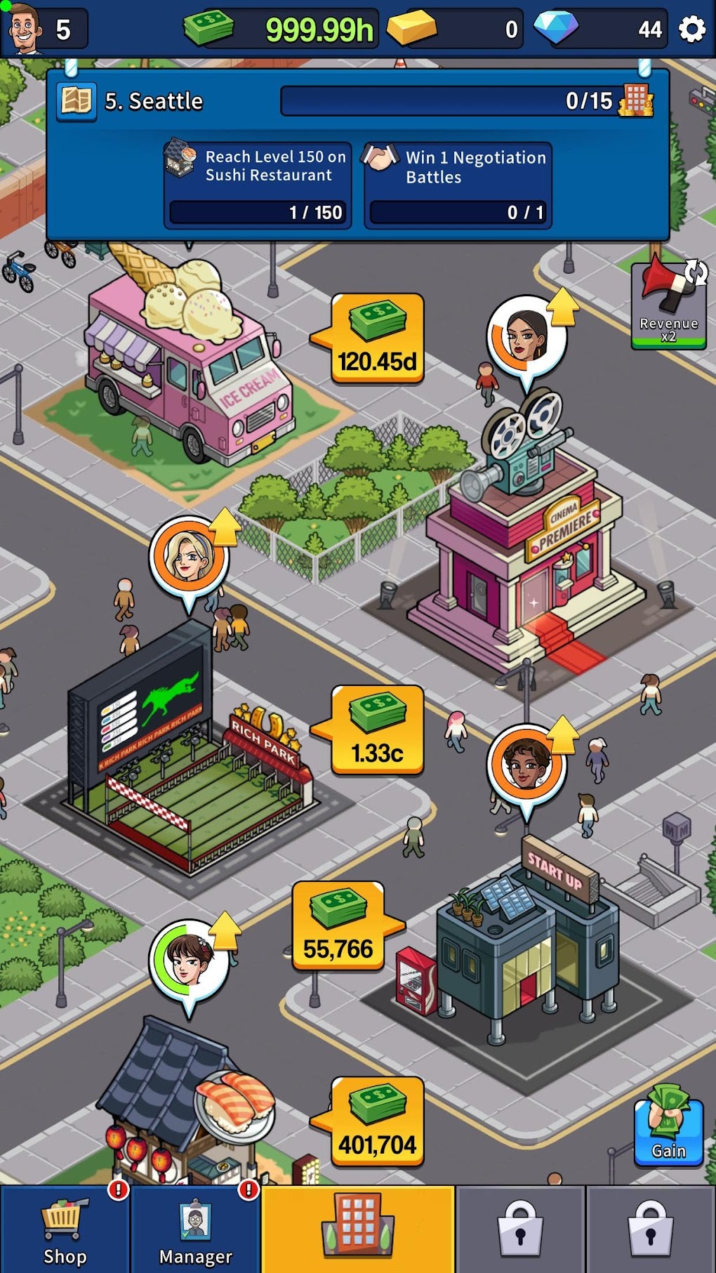 Idle Startup Tycoon: Jogo do Vale do Silício