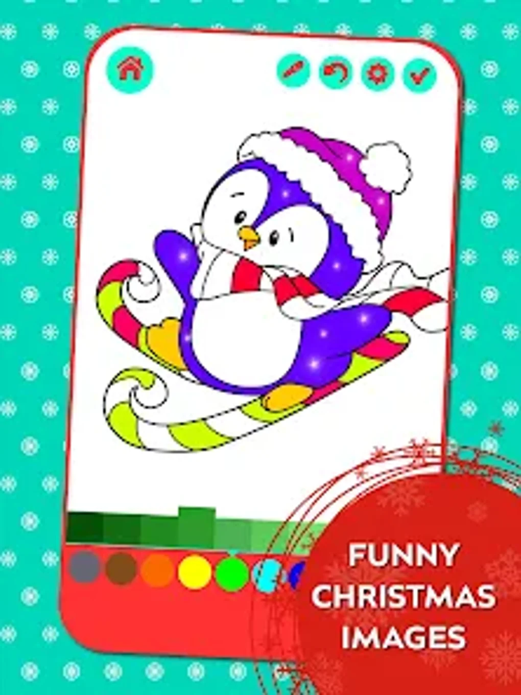 Kids Christmas Coloring Pages For Android Download