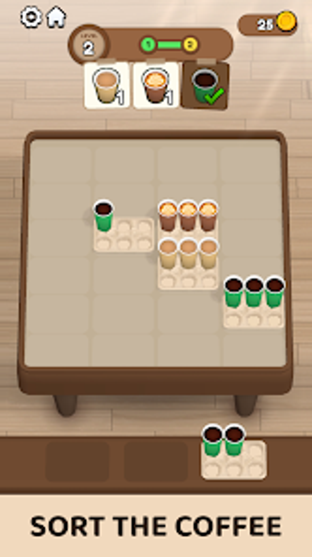 Sort Coffee Game для Android — Скачать