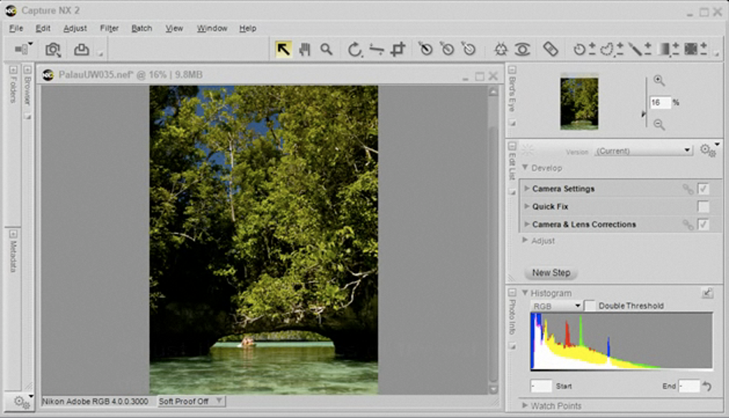 nikon's capture nx2 software