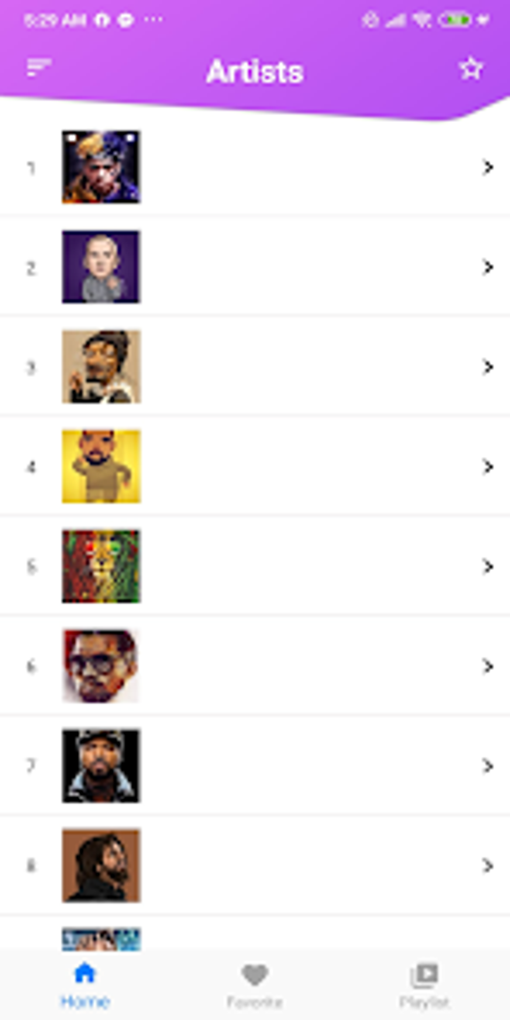 Android Rap Artists Collections 