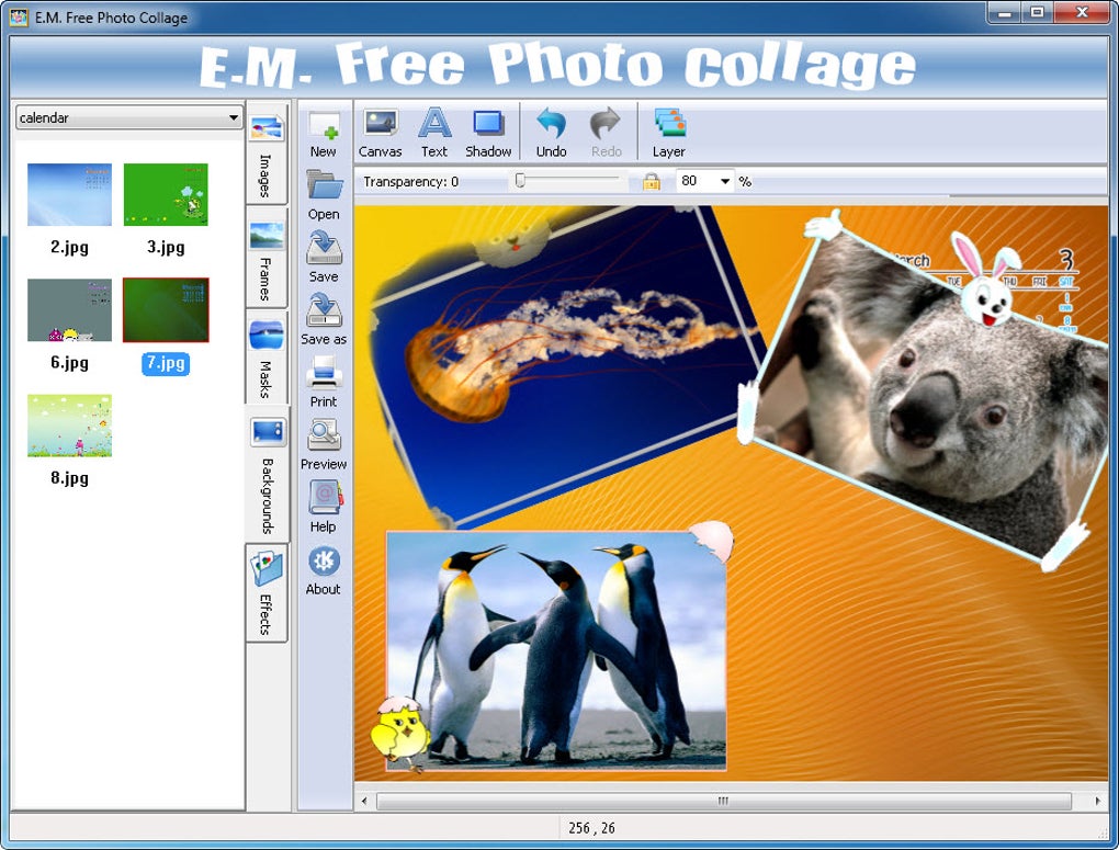 e m free photo collage download
