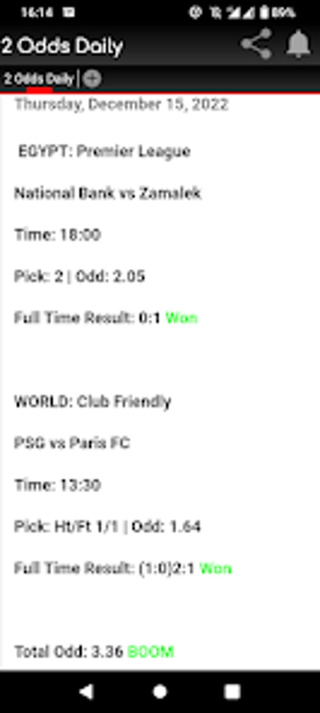 2 Odds 100 Win Daily Sure Tips Android 