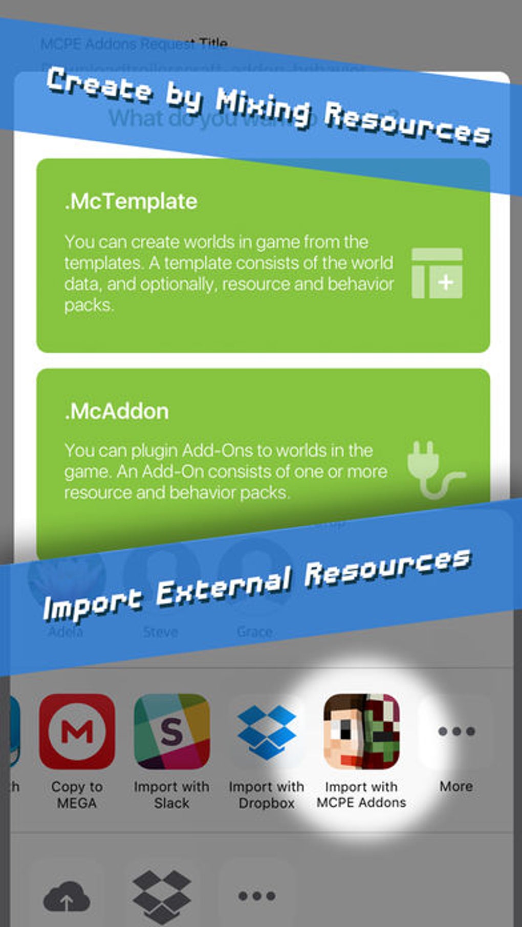 MCPE Addons - Add-Ons for Minecraft PE for iPhone - Download