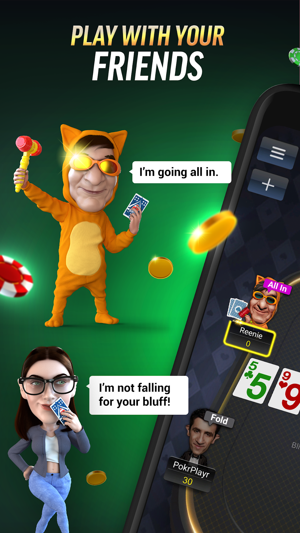 PokerBROS: Play Texas Holdem Online with Friends APK для Android — Скачать