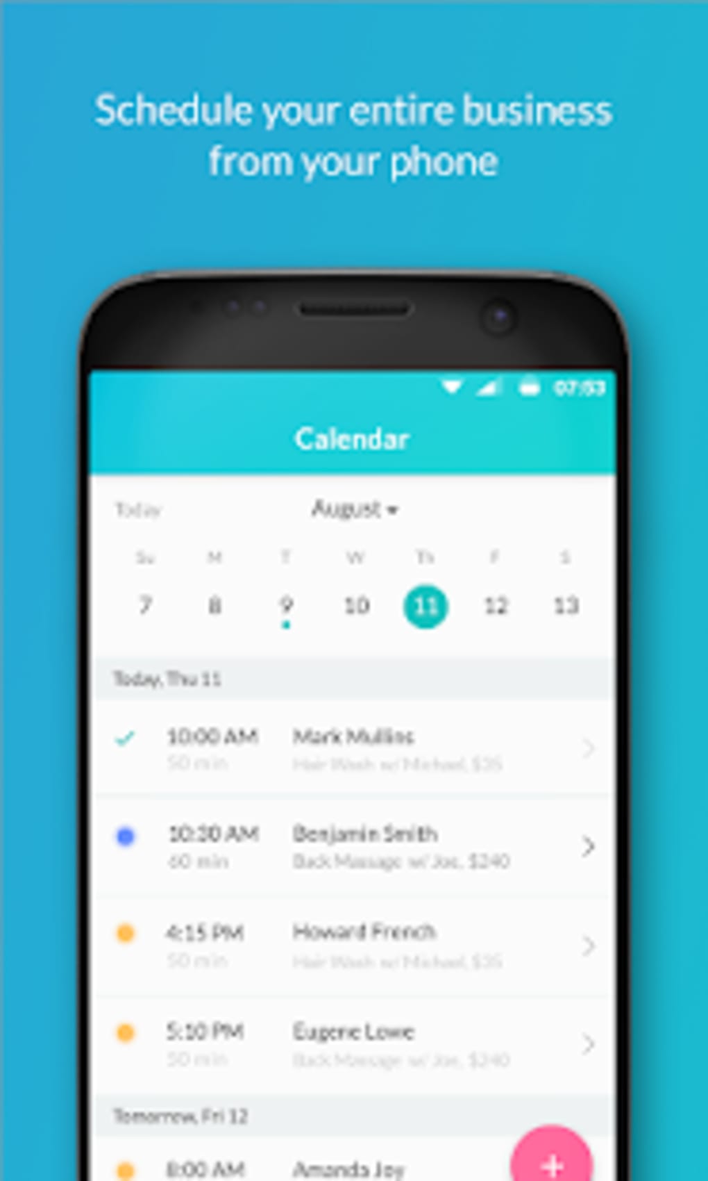 appointment scheduling app