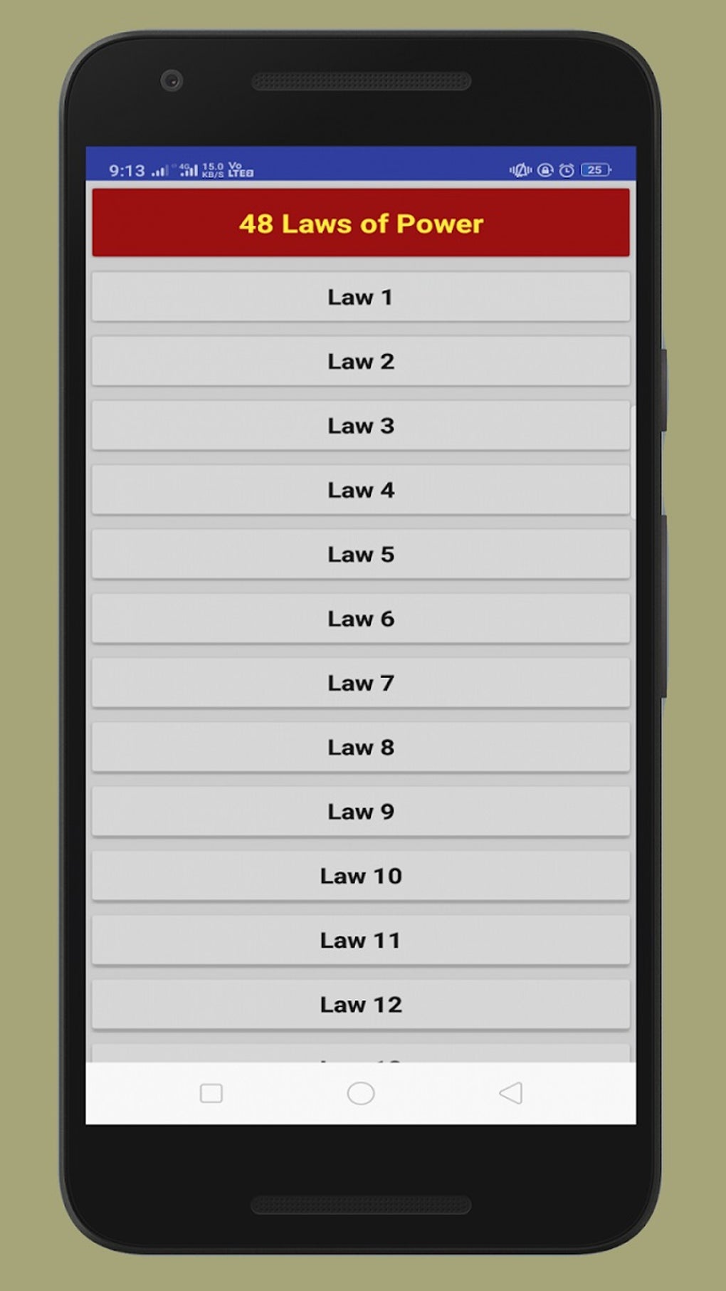 48 Laws of Power Hindi APK для Android — Скачать