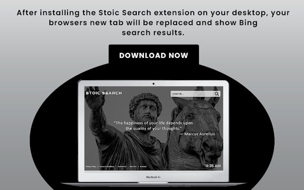 Stoic Search For Google Chrome - Extension Download