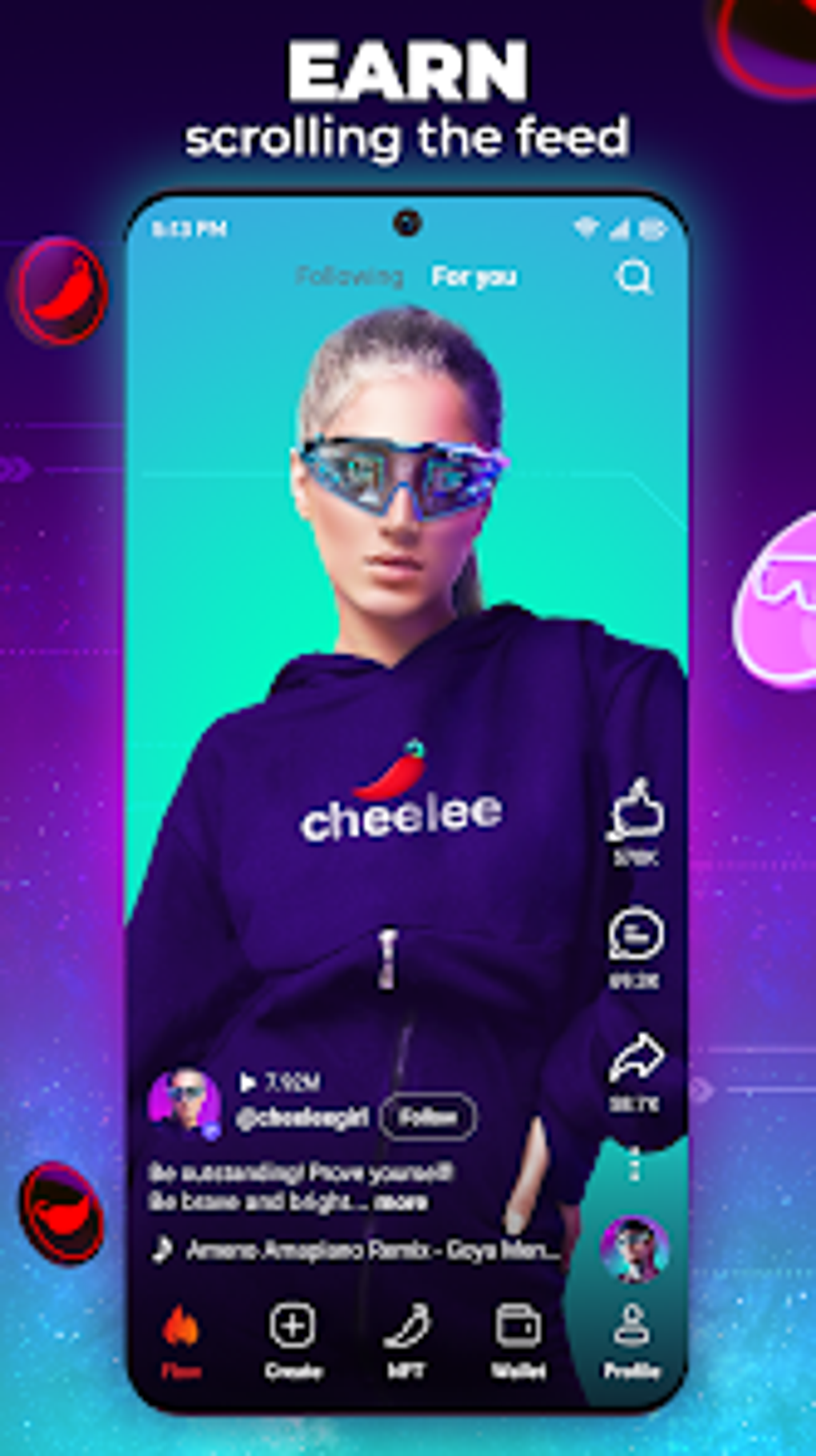 Cheelee: Watch. Play. Earn APK для Android — Скачать