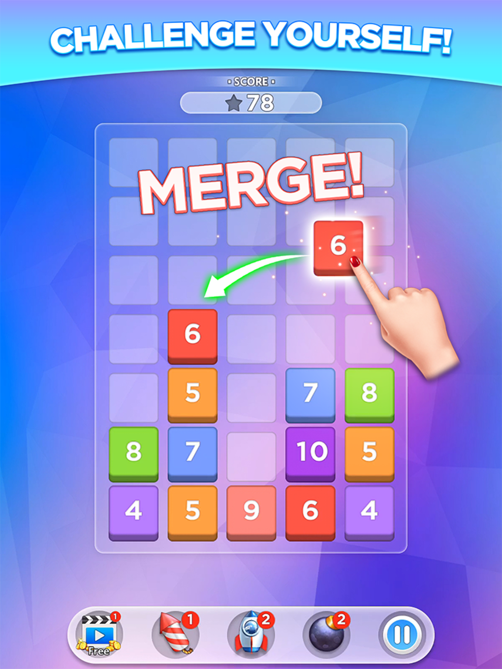 MERGE THE NUMBERS - Jogue Grátis Online!