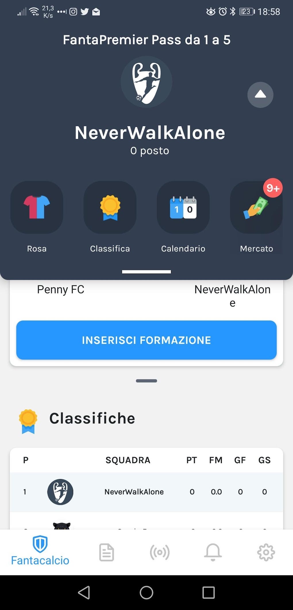 Fanta Soccer Leghe Fantacalcio Per Android Download