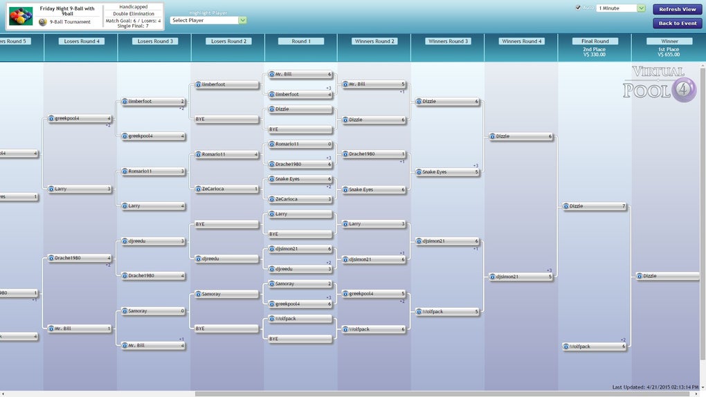 Virtual Pool Computer Virtual Pool 4 - Tải về
