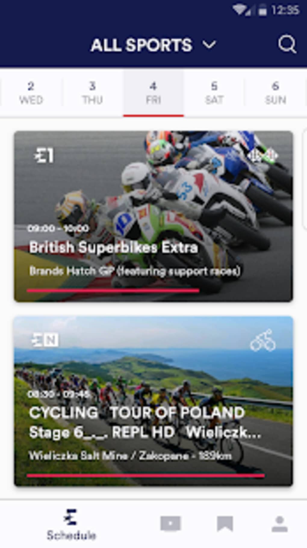Eurosport Player - Live Sport Streaming App APK für Android