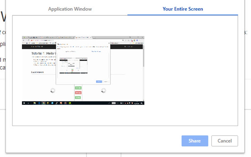 Screen Sharing para Google Chrome - Extensión Descargar