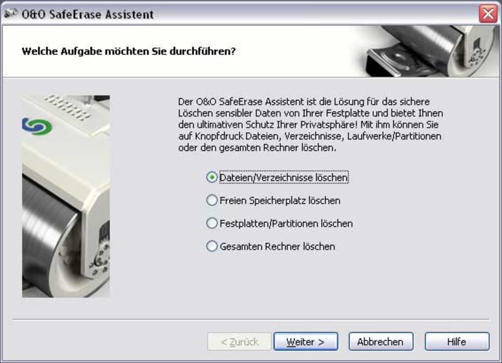 O&O SafeErase Professional 18.0.537 download the new version