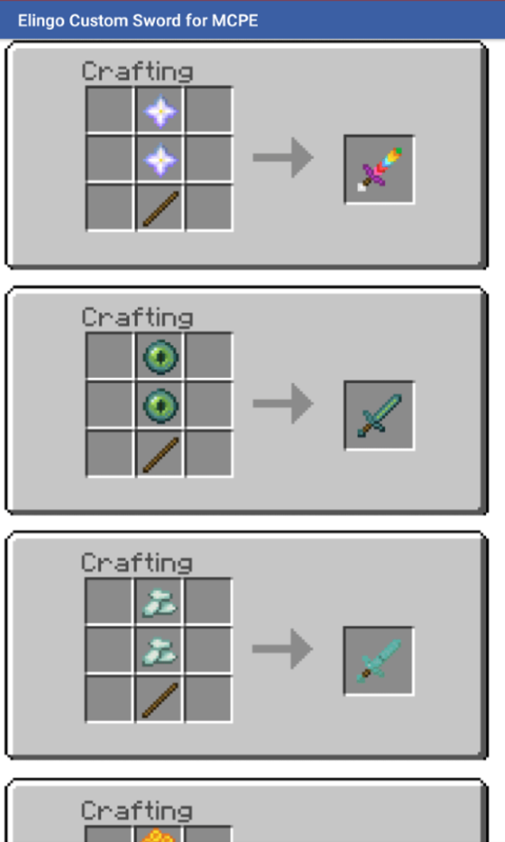 More Coins and More Swords Minecraft PE Addon / Mod