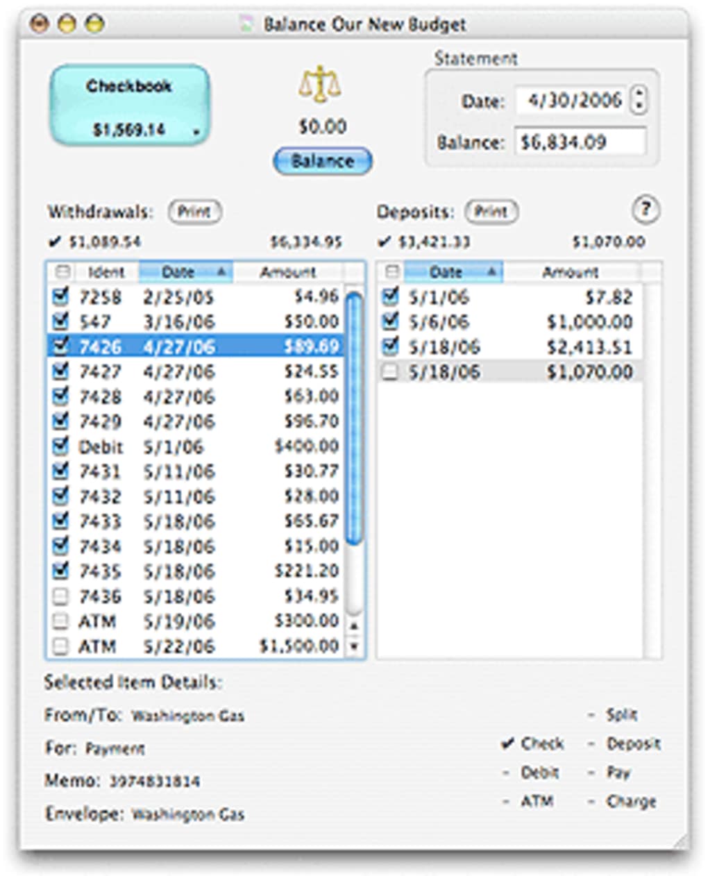 Download Personal Budget for Mac 1.2.3 -