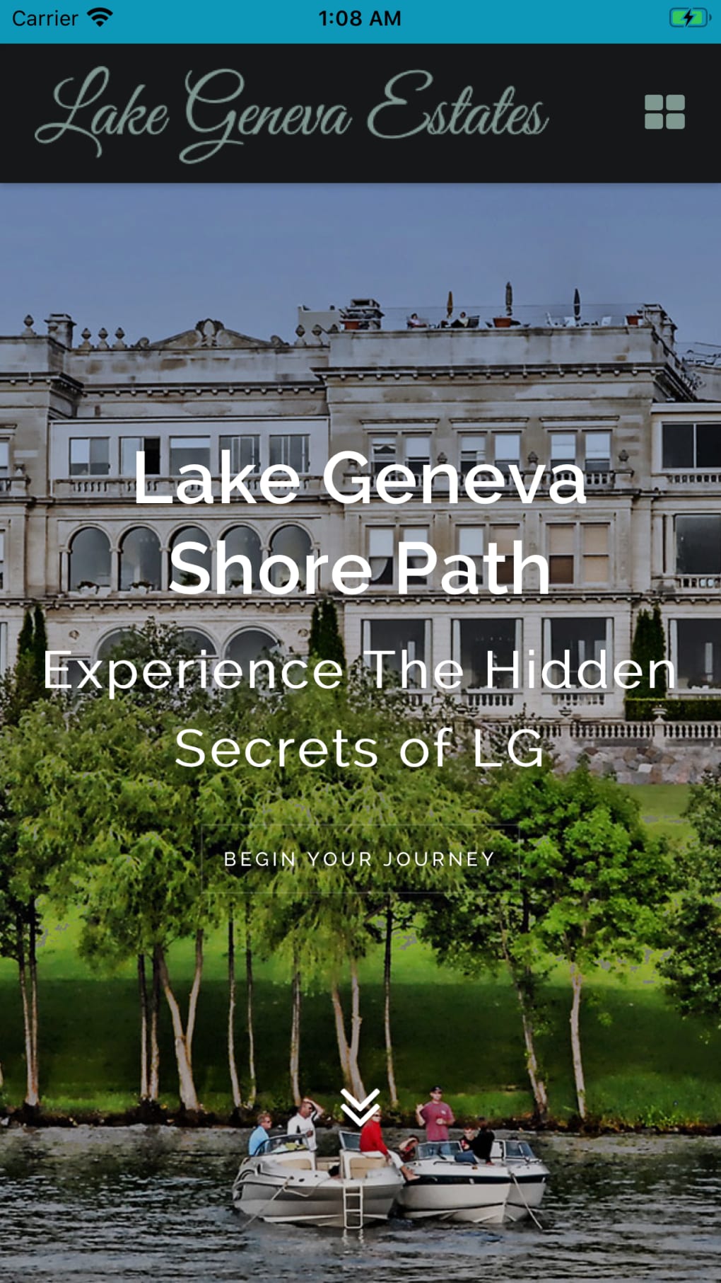 lake geneva walking tour app