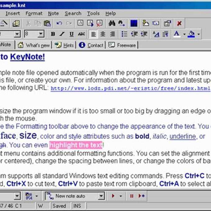 KeyNote NF - Download