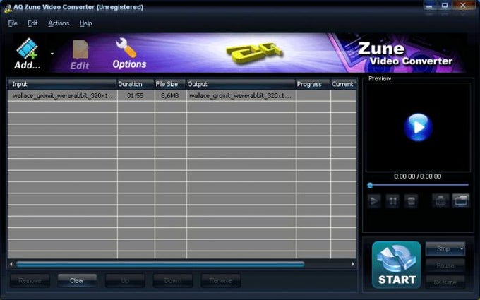 AQ Zune Video Converter AQ Zune Video Converter