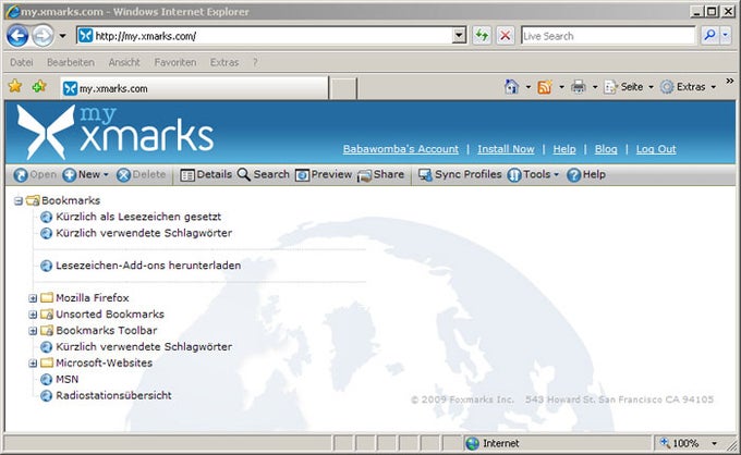 Xmarks Bookmark Synchronizer (Foxmarks) Xmarks Bookmark Synchronizer (Foxmarks)