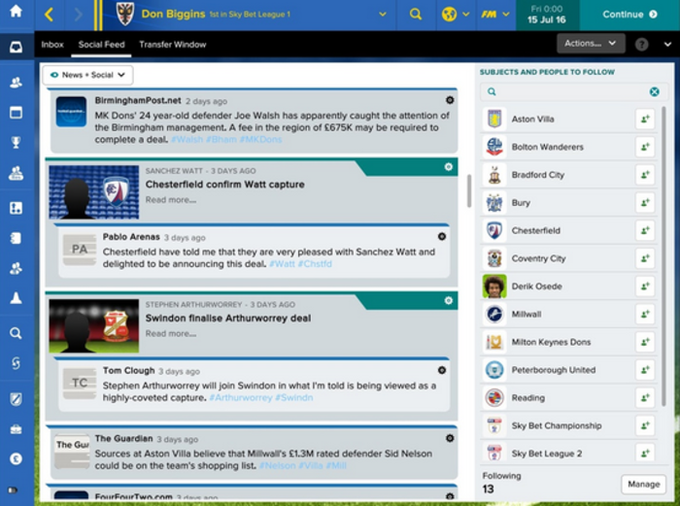 Football Manager Touch 2017 Football Manager Touch 2017