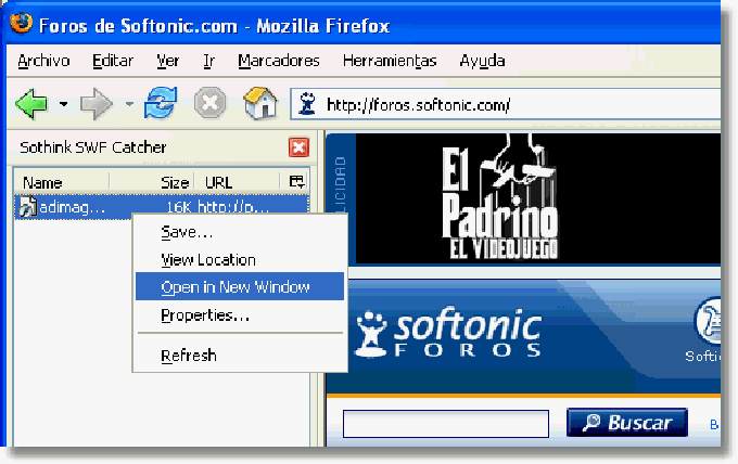 Sothink SWF Catcher for Firefox Sothink SWF Catcher for Firefox