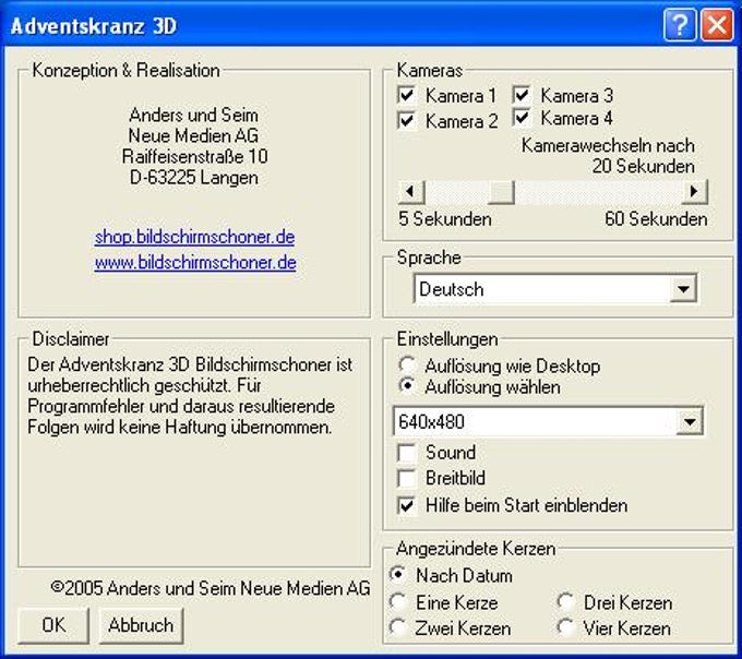 Adventskranz 3D Adventskranz 3D