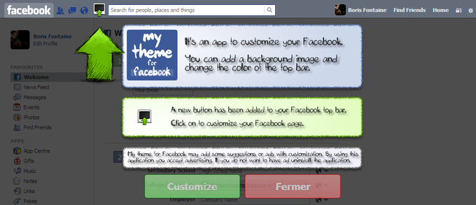 My theme for facebook™ My theme for facebook™