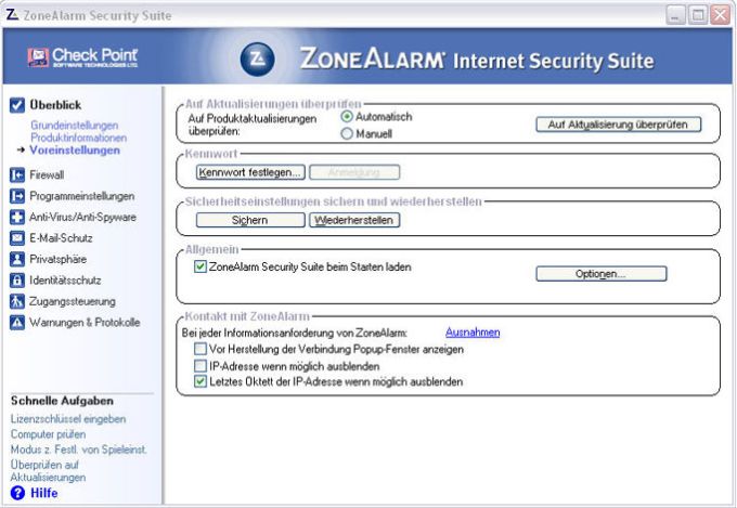 download zonealarm search