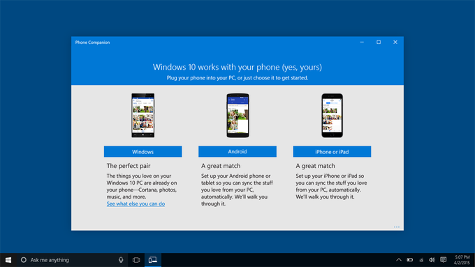 Microsoft Phone Companion Microsoft Phone Companion
