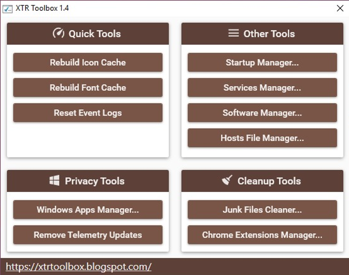 XTR Toolbox XTR Toolbox