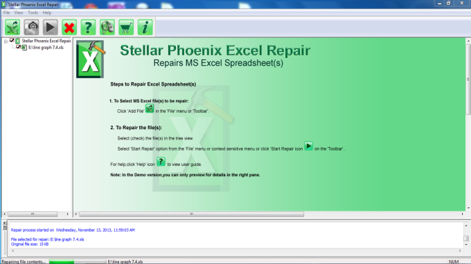 stellar phoenix excel repair portable
