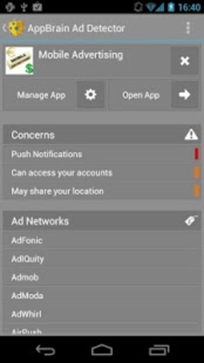 AppBrain Ad Detector для Android — Скачать