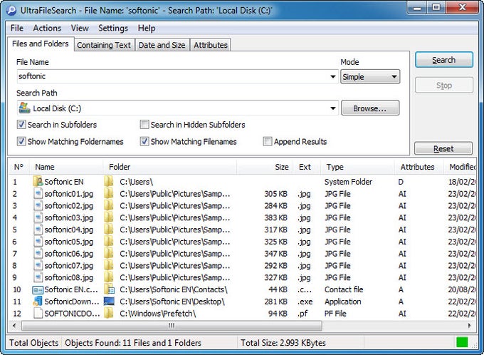 UltraFileSearch Lite UltraFileSearch Lite