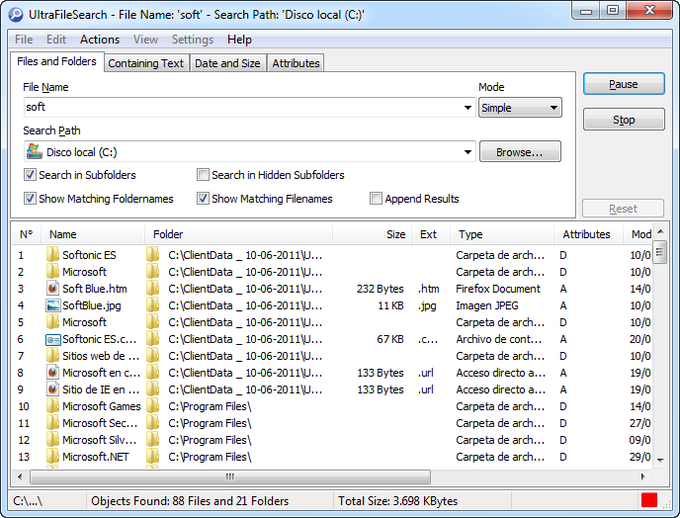 UltraFileSearch Lite UltraFileSearch Lite