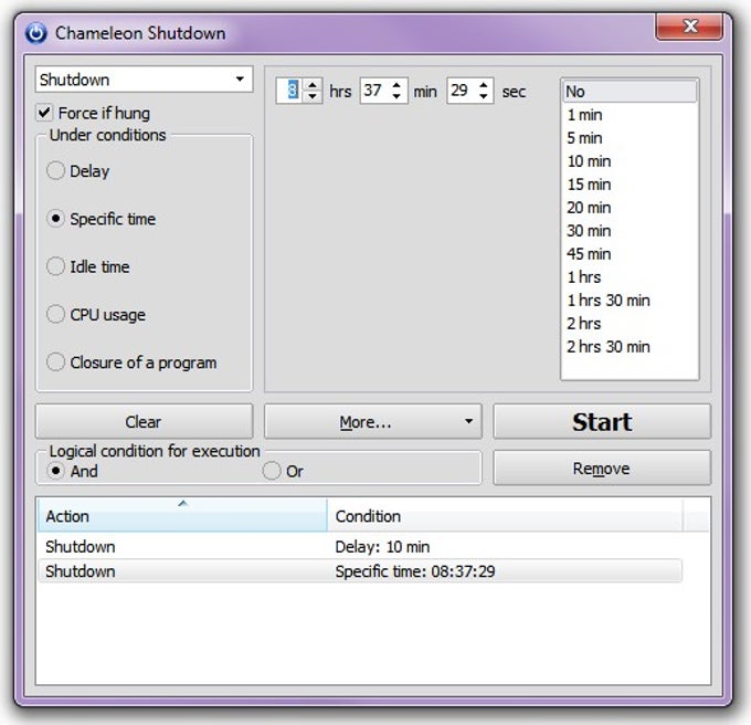Chameleon Shutdown Chameleon Shutdown