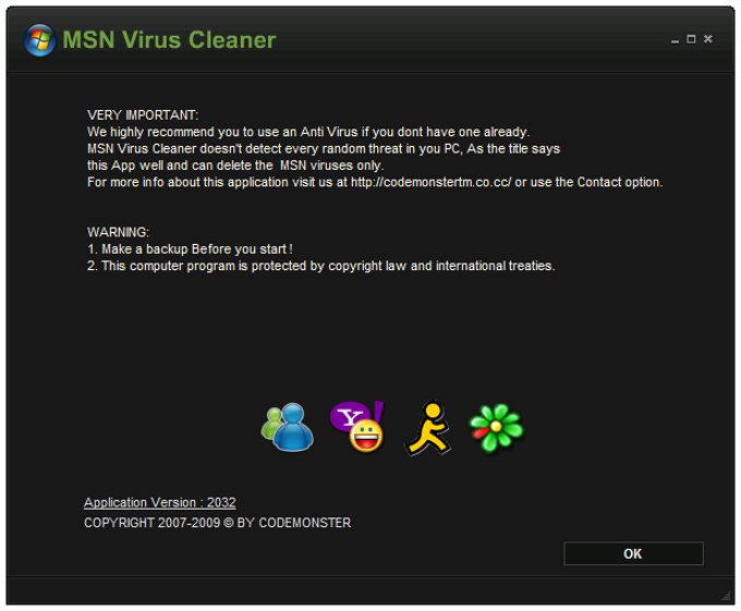 Instant Messenger Cleaner Instant Messenger Cleaner