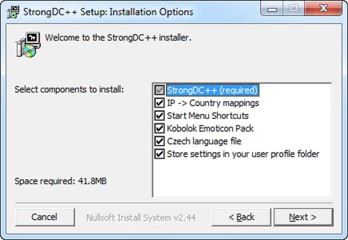 StrongDC++ StrongDC++